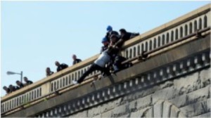 A rescue of an aspiring suicide