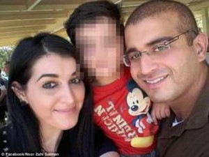omar-mateen- with his wife and son